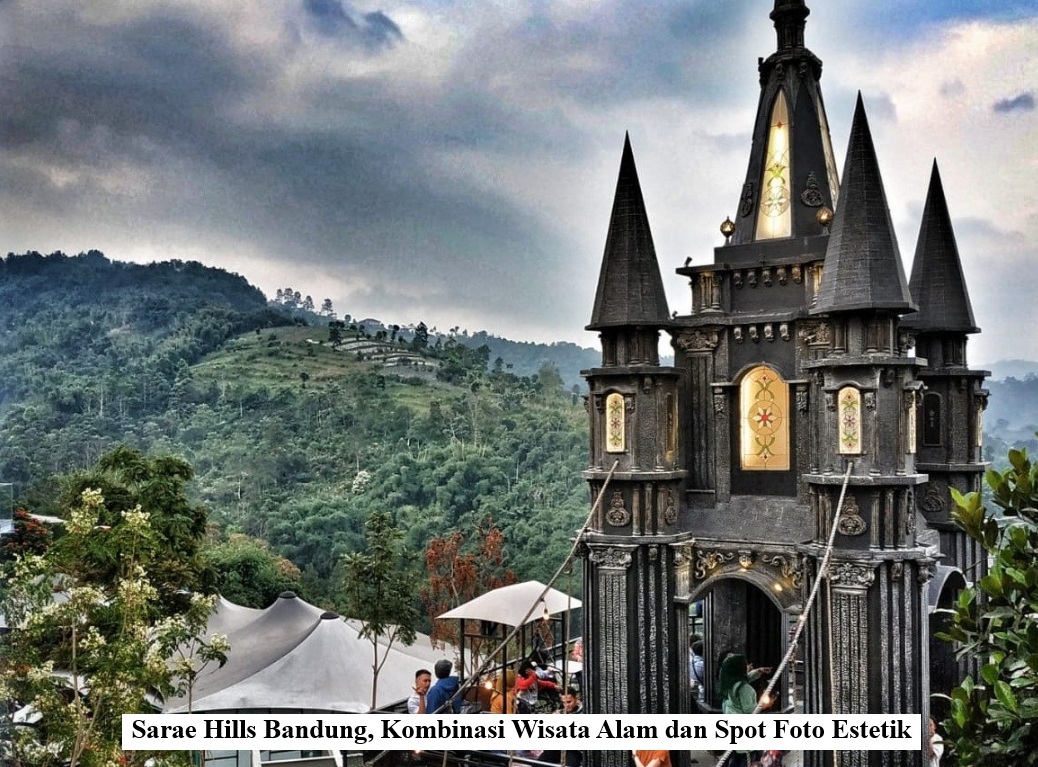 Sarae Hills Bandung menawarkan berbagai spot foto estetik dan bentang alam perbukitan menawan